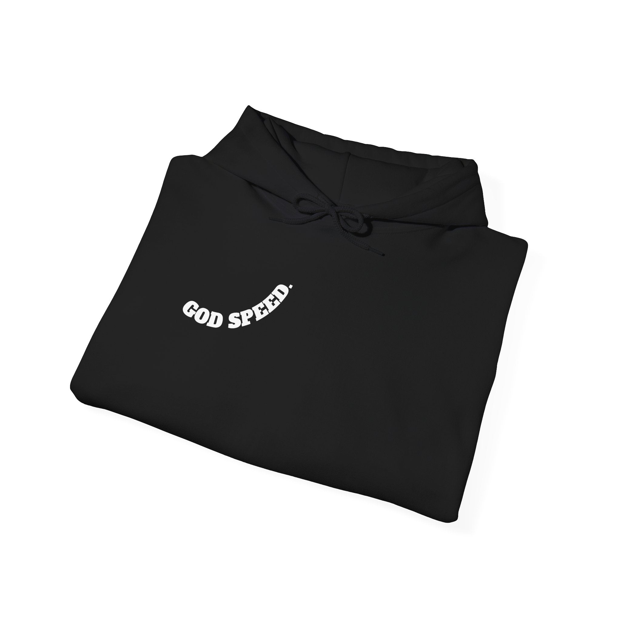 God Speed hoodie faith-based streetwear black hoodie