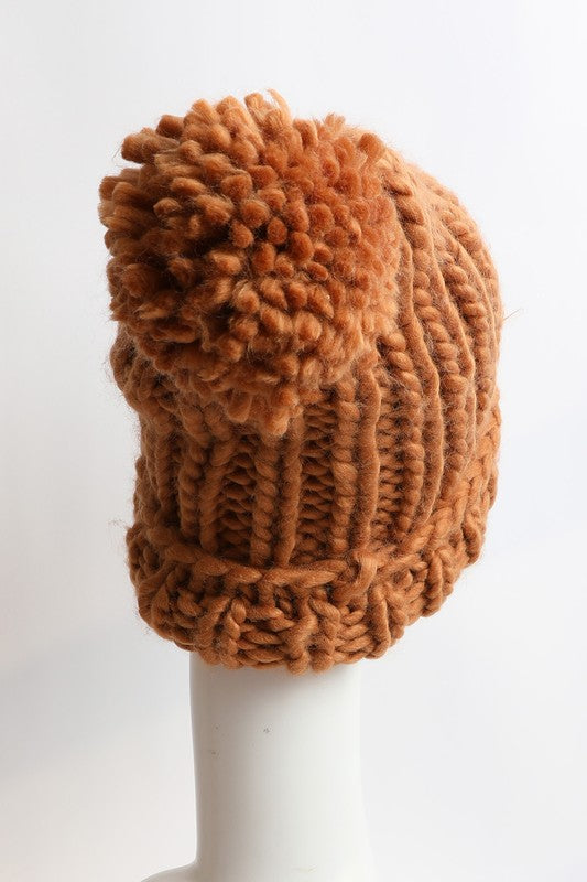 Chunky Cable Knit Beanie