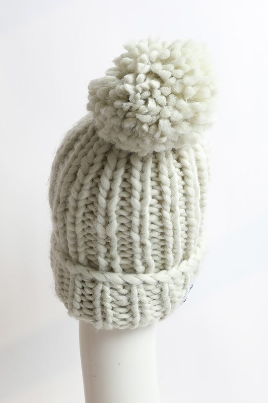 Chunky Cable Knit Beanie