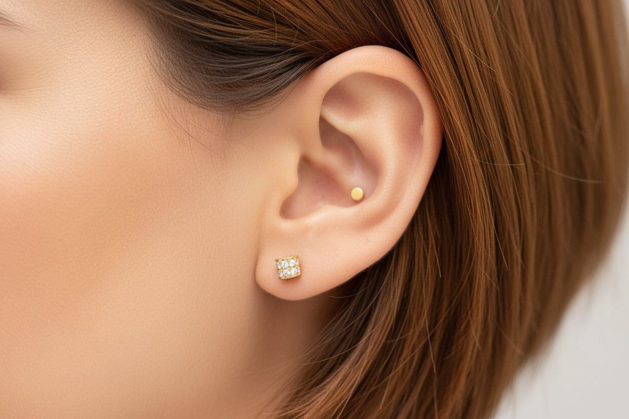 barrel stone earrings minimal sculptural drop jewelry