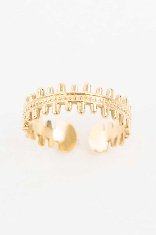 Missy adjustable ring minimal everyday statement jewelry
