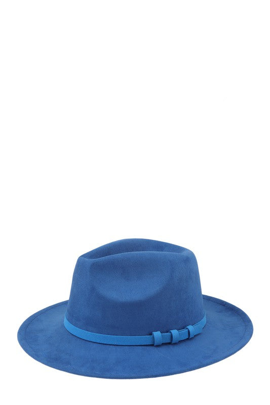 Suede Feel Fedora Hat