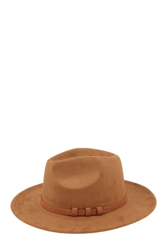 Suede Feel Fedora Hat