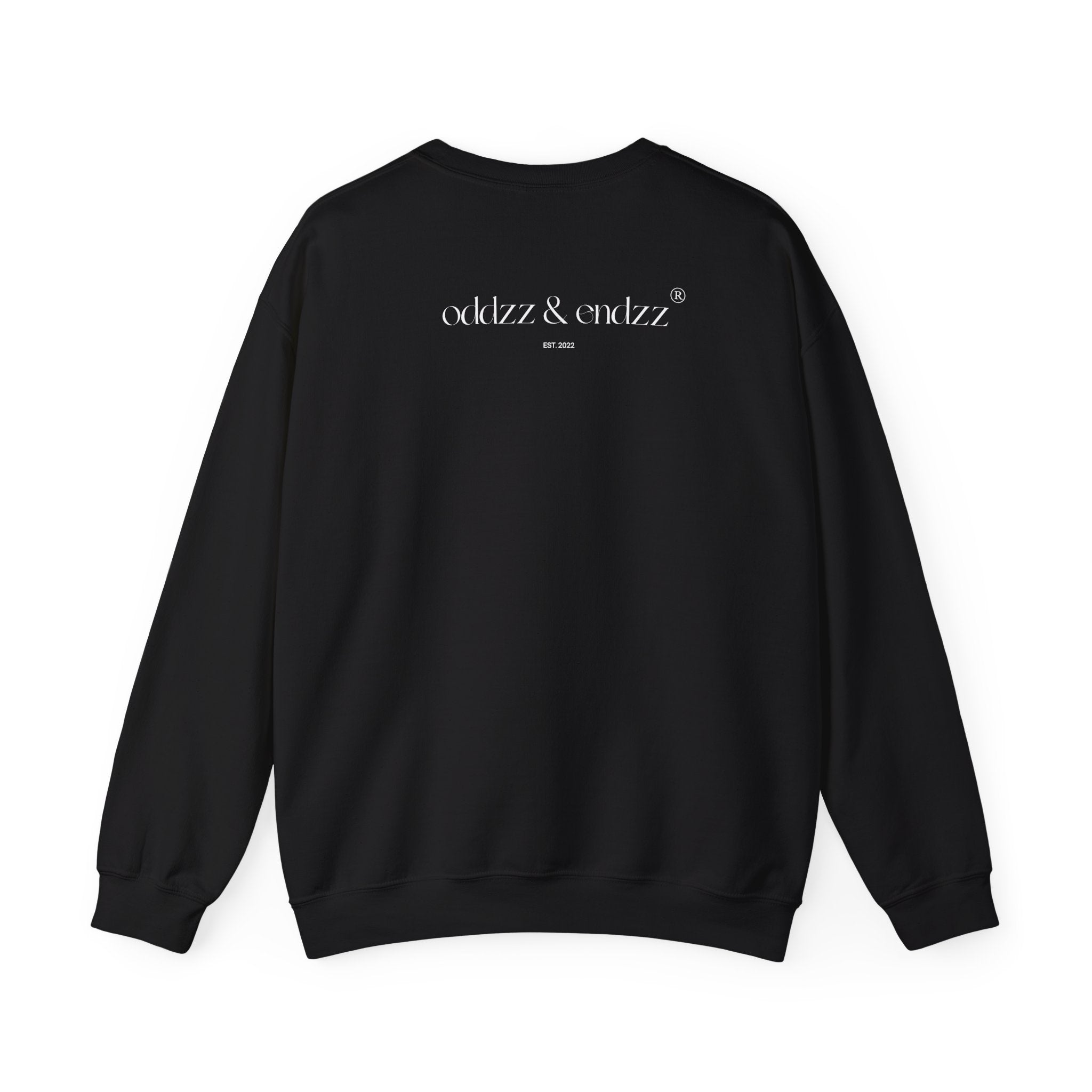 Oddzz & Endzz minimal logo oversized crewneck sweatshirt