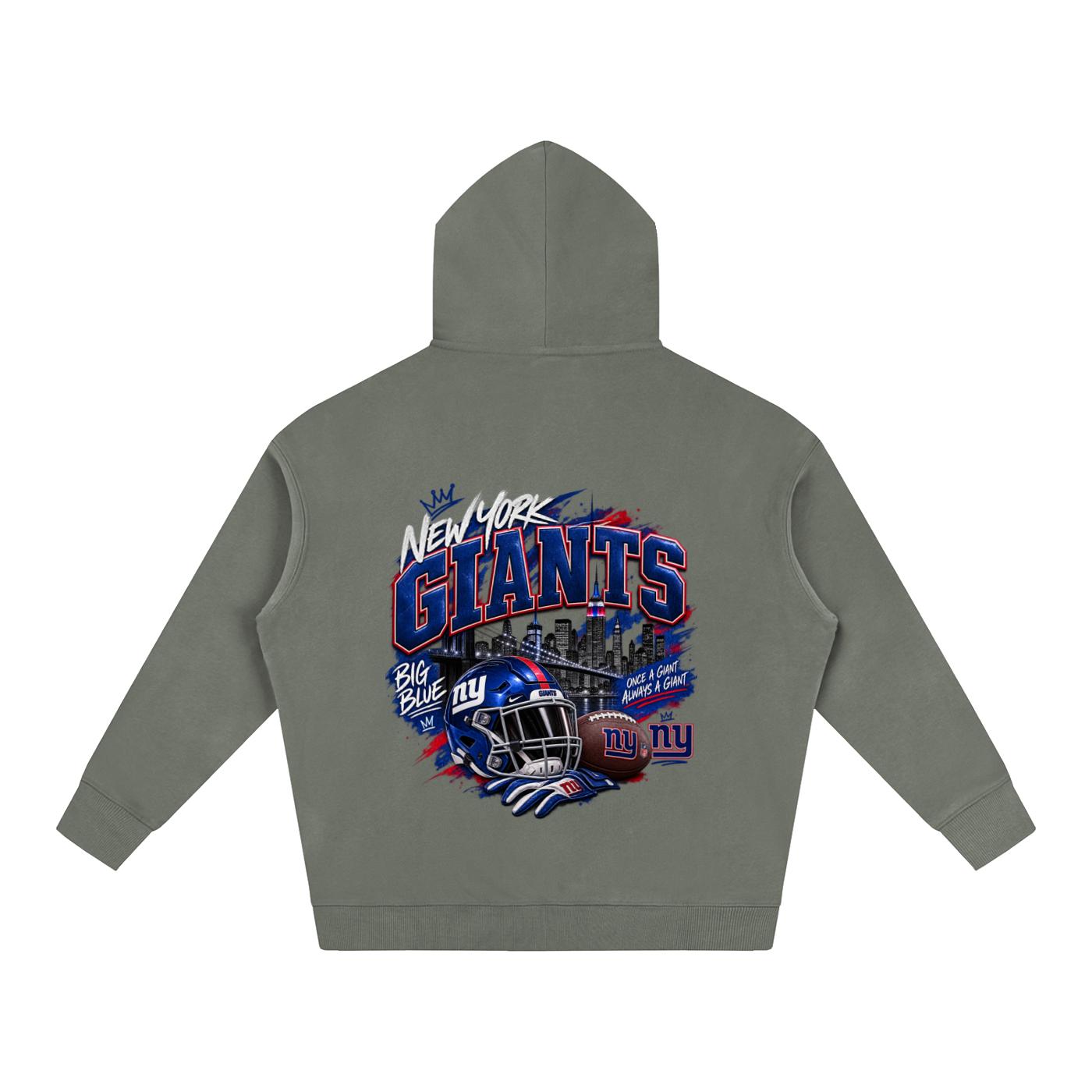 New York Giants Oversized Graphic Hoodie