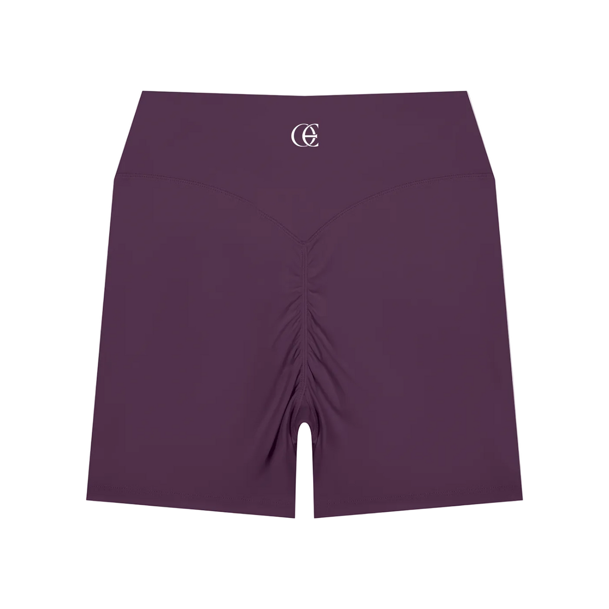 ODDZZ & ENDZZ® HIGH-WAISTED SCULPT RUCHED ACTIVE SHORTS