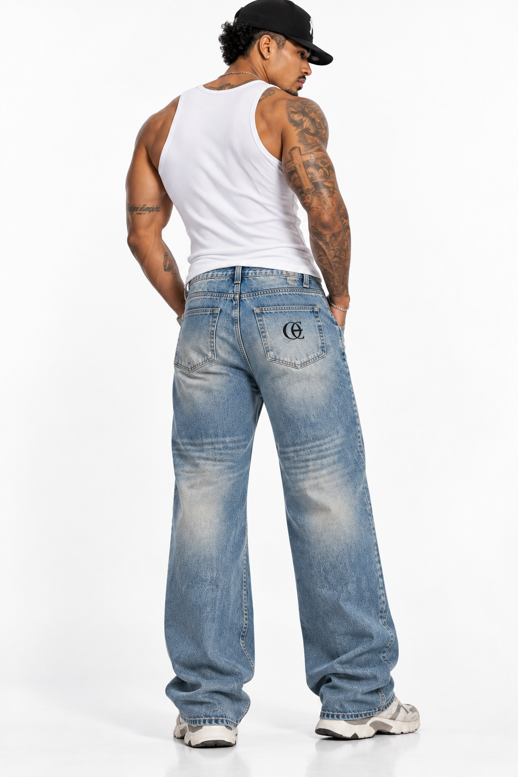 ODDZZ & ENDZZ® MEN'S VINTAGE WASH DENIM JEANS