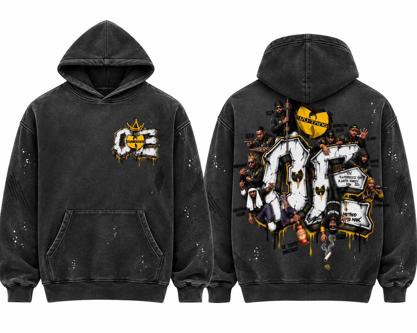 O & E Wu-Tang Inspired Oversized Hoodie