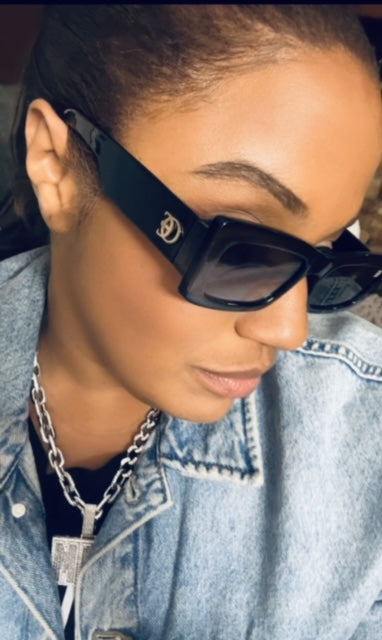 Jump Off Black unisex sunglasses exclusive streetwear eyewear