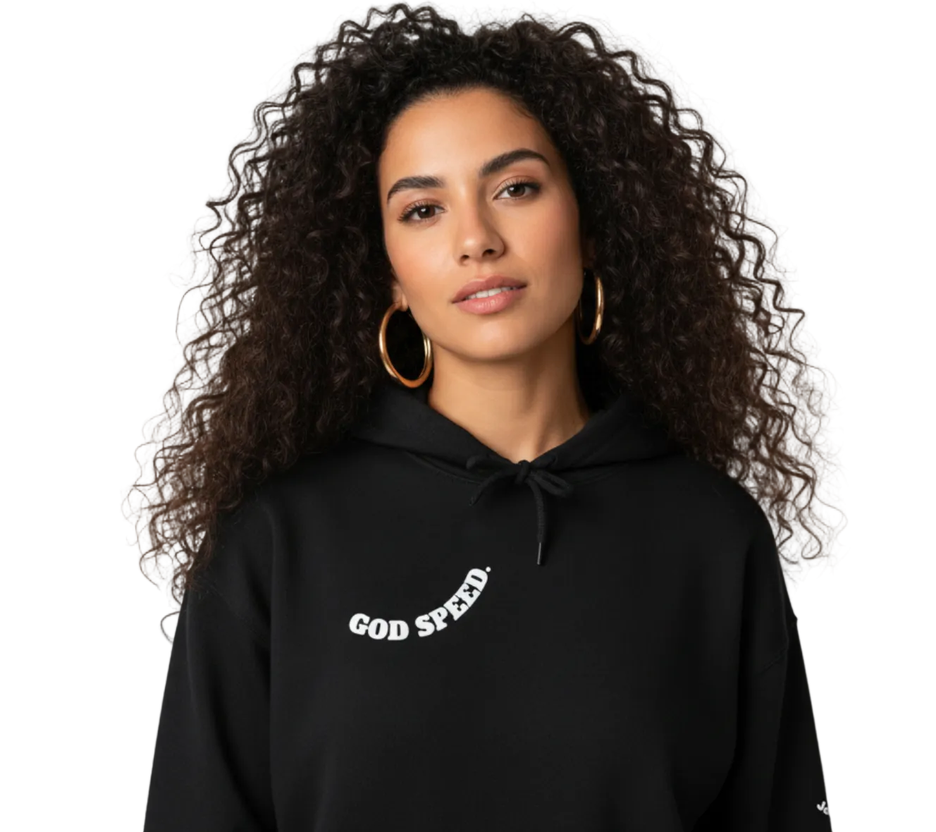 God Speed hoodie faith-based streetwear black hoodie