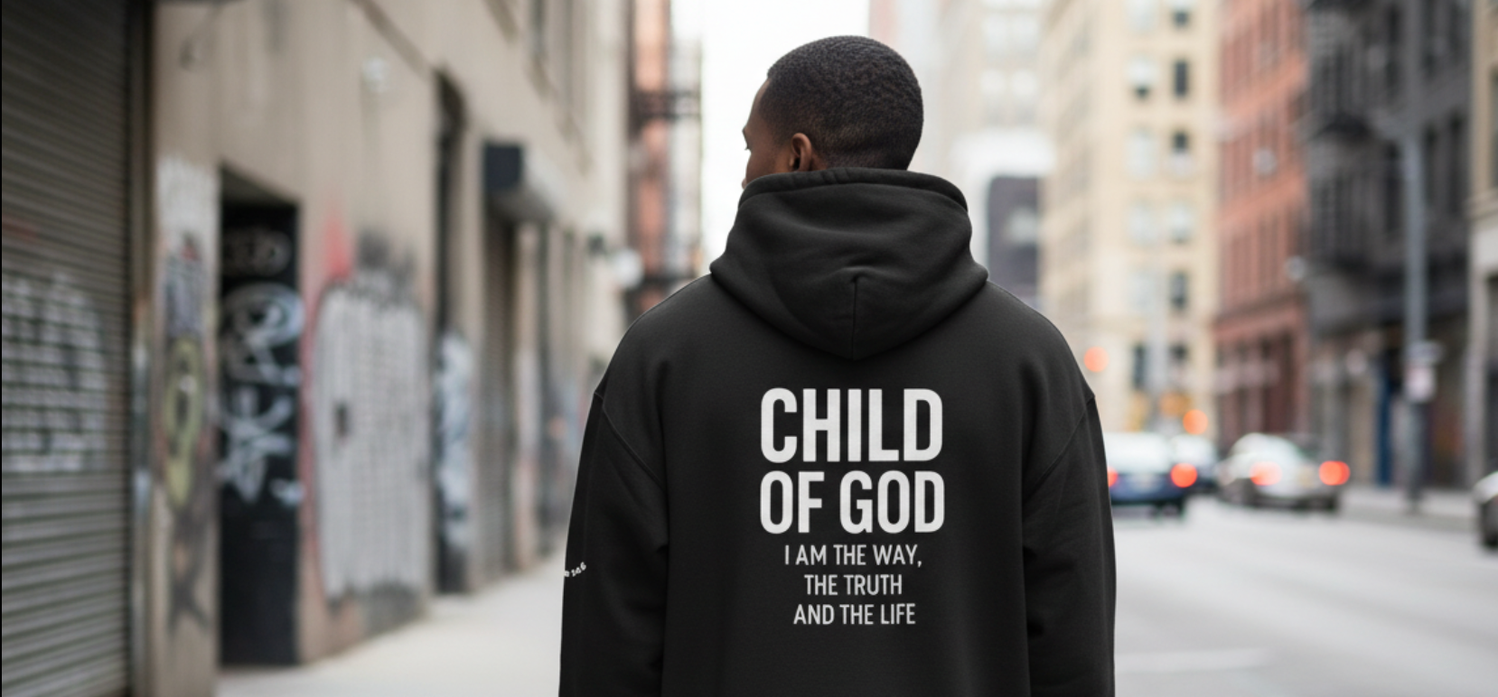 God Speed hoodie faith-based streetwear black hoodie