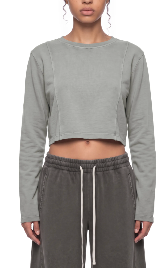 Oddzz & Endzz® Mineral Script Crop Sweatshirt