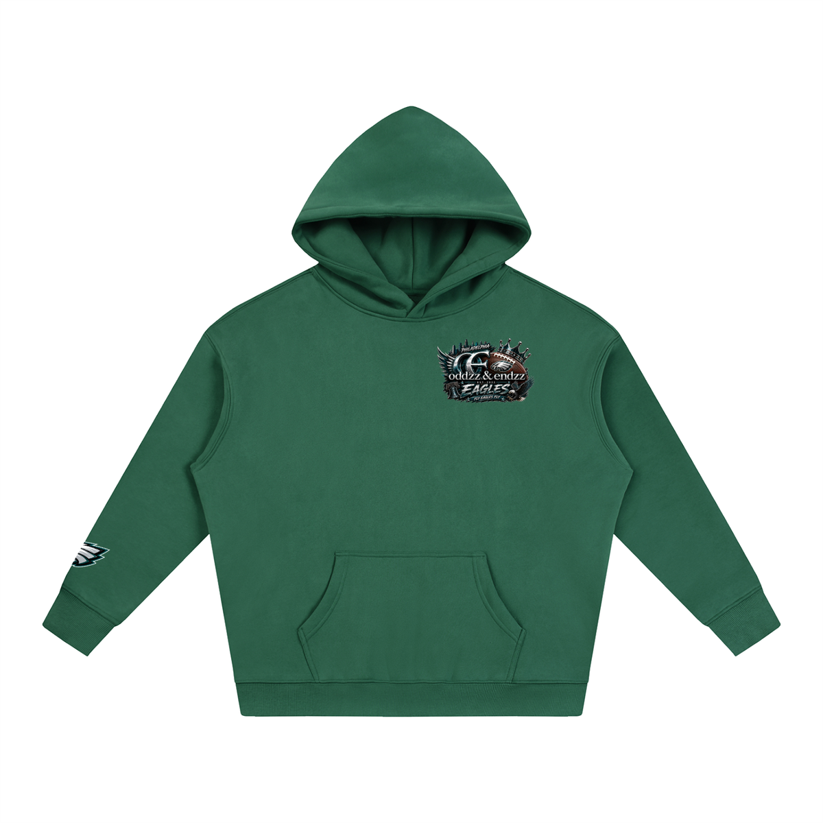 Philly Bird Gang Oversized Graphic Hoodie