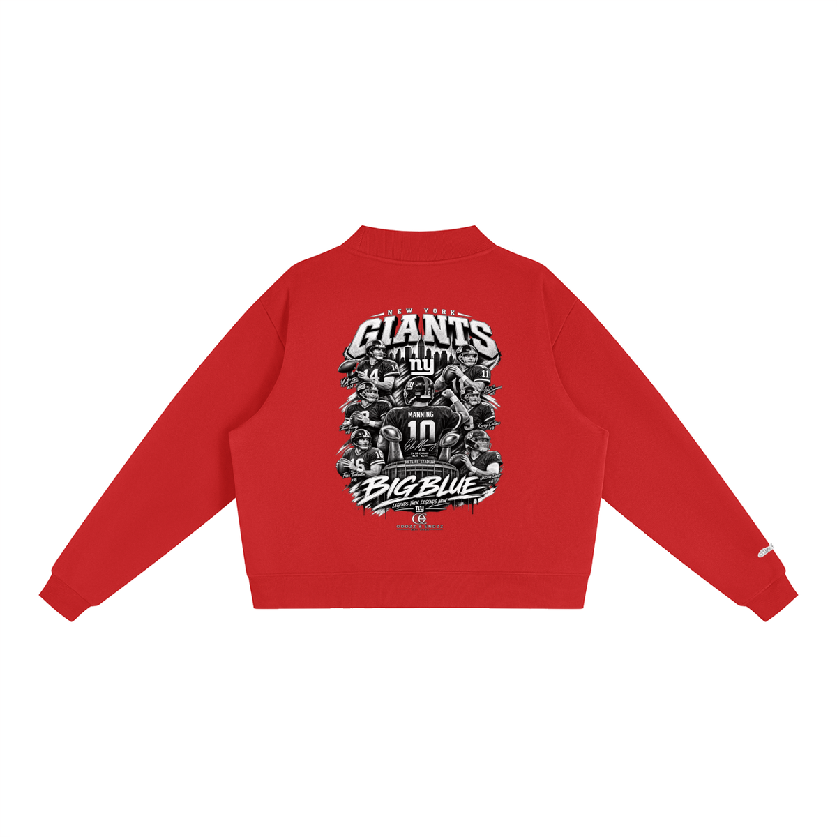 Oddzz & Endzz® Big Blue Buttery Soft Oversized Sweatshirt