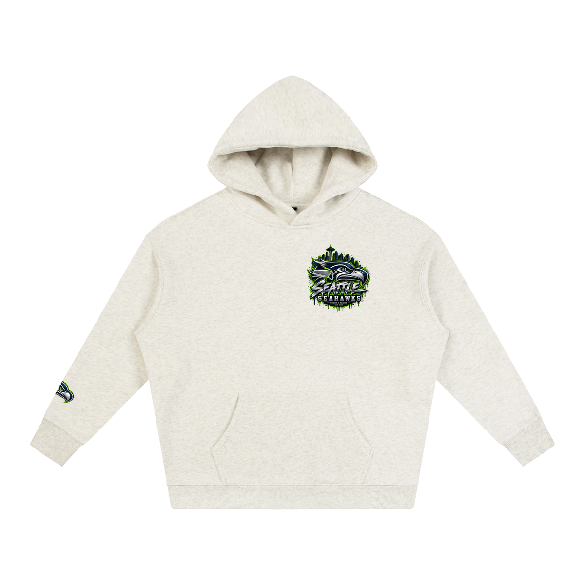 Seattle Seahawks “Built Different” Oversized Hoodie