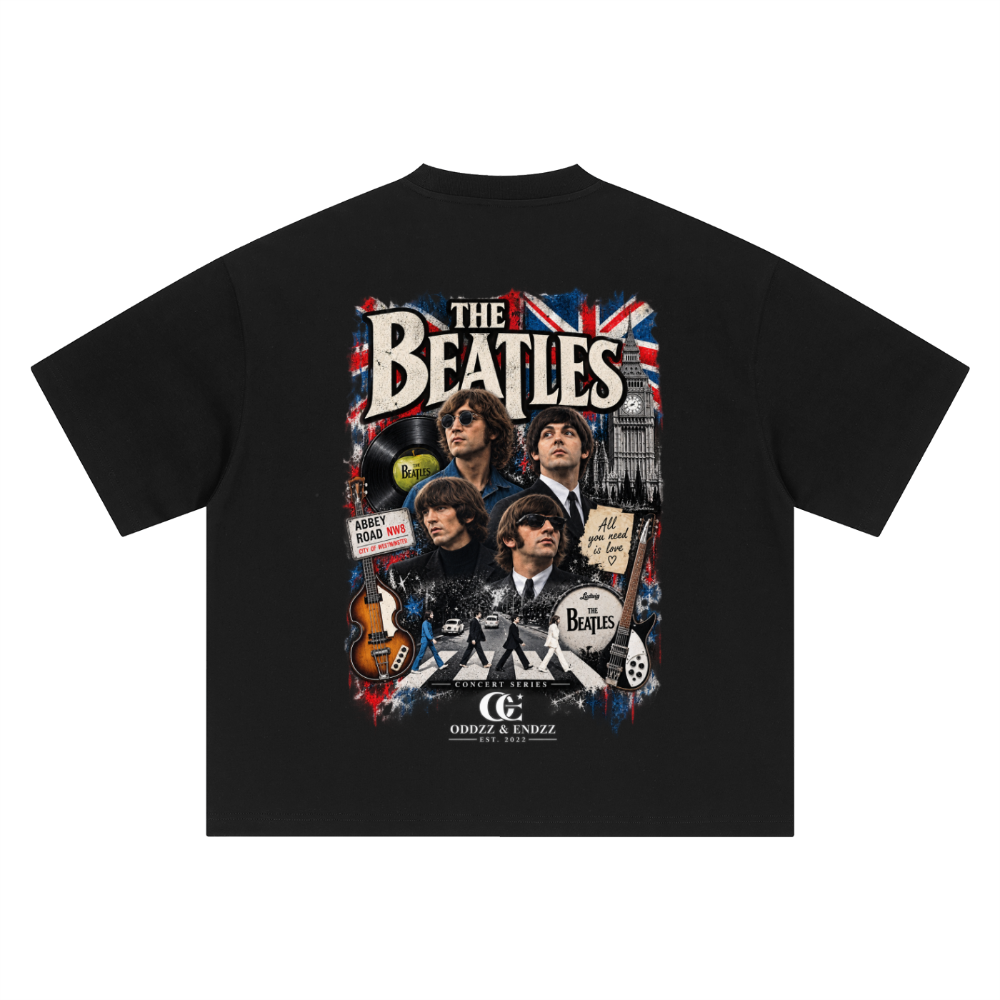 The Beatles London Legends Oversized Graphic Tee