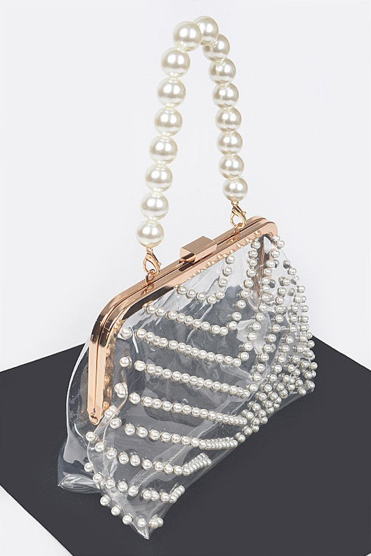 Pearl Studs Clutch