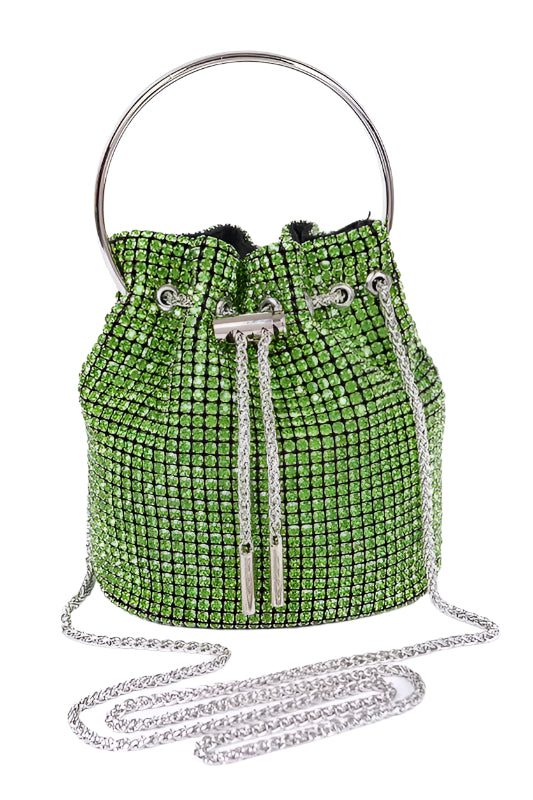 Oversize Rhinestone Iconic Bucket Bag