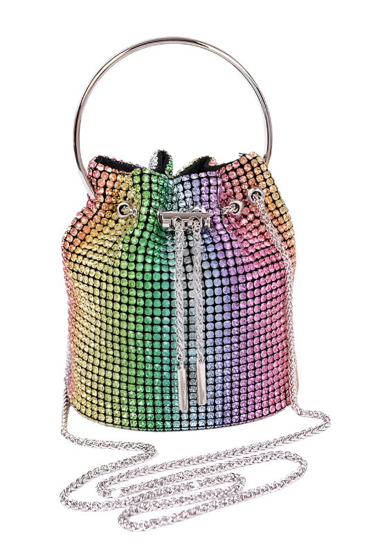 Oversize Rhinestone Iconic Bucket Bag