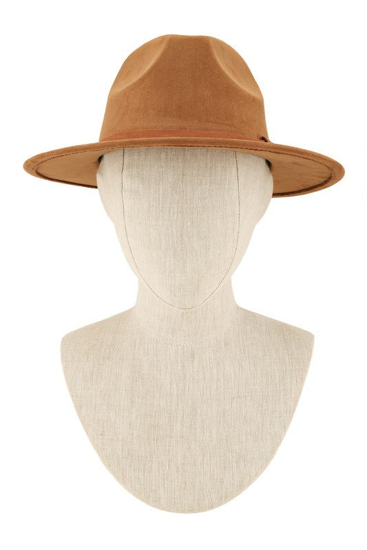 Suede Feel Fedora Hat