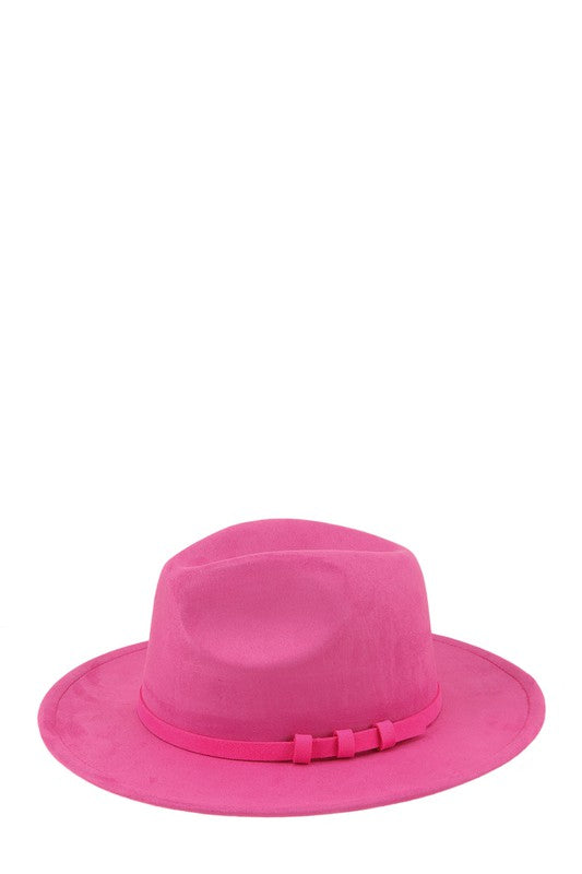 Suede Feel Fedora Hat