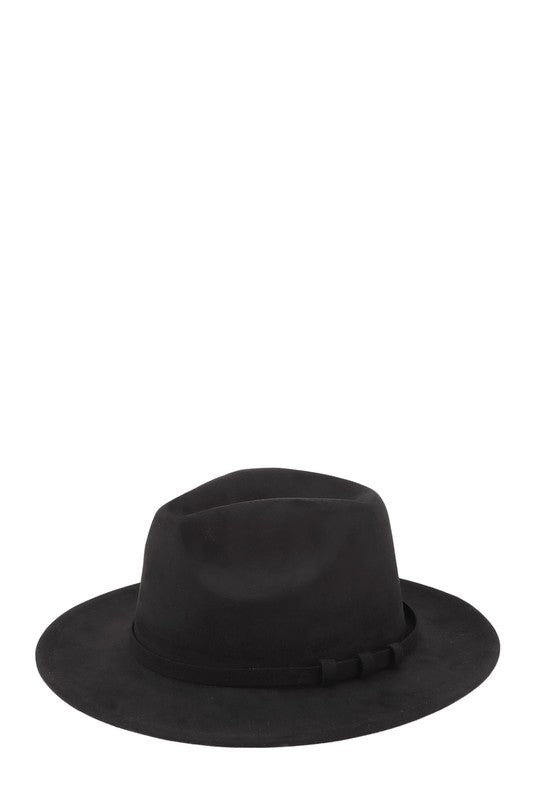 Suede Feel Fedora Hat