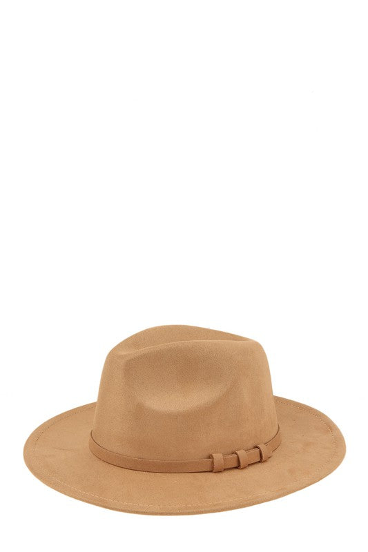 Suede Feel Fedora Hat