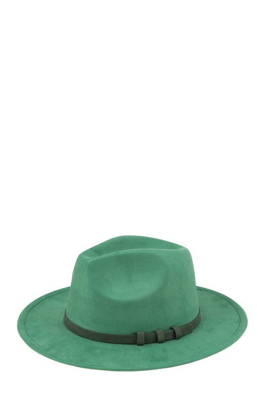 Suede Feel Fedora Hat