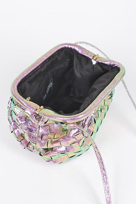 Metallic Weaved Bag