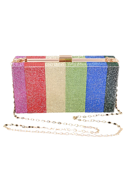 Rainbow Box Clutch