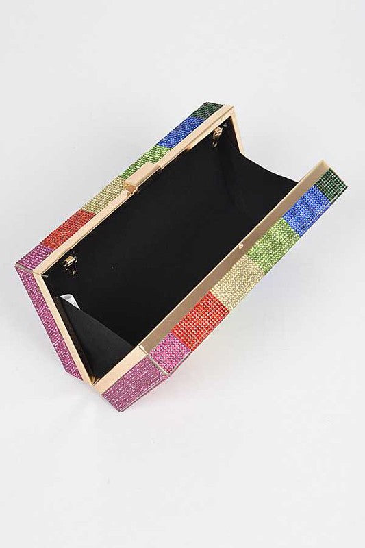 Rainbow Box Clutch