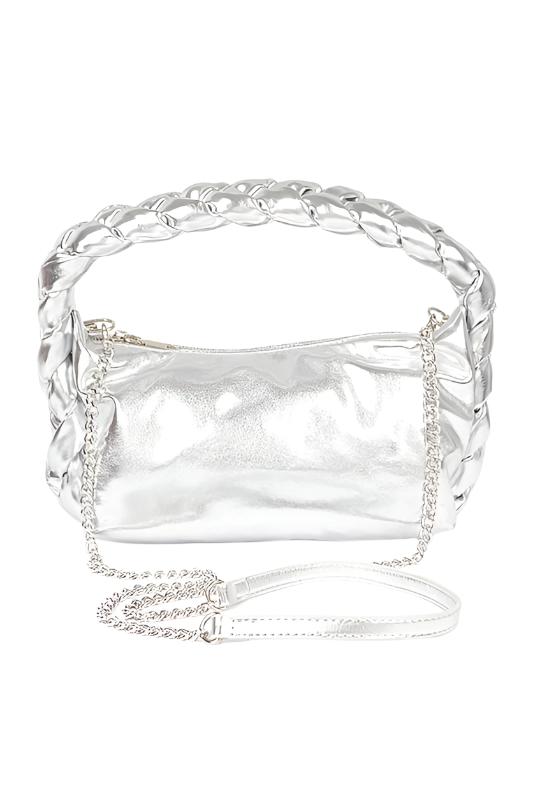 Metallic Braided Bag