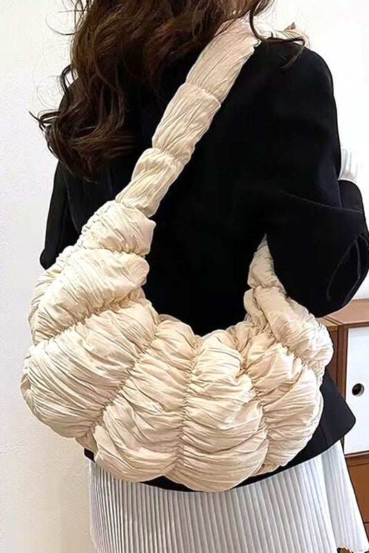 Oversized Puffer Hobo Bag