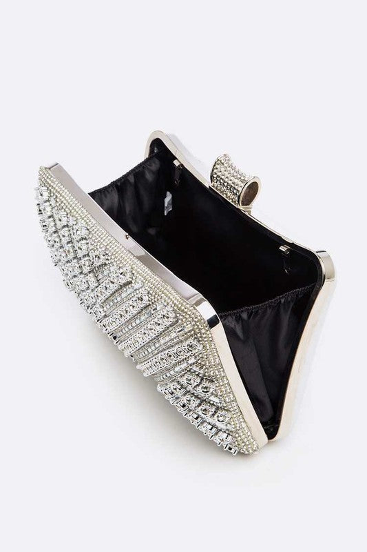 Crystal Bridal Party Box Clutch