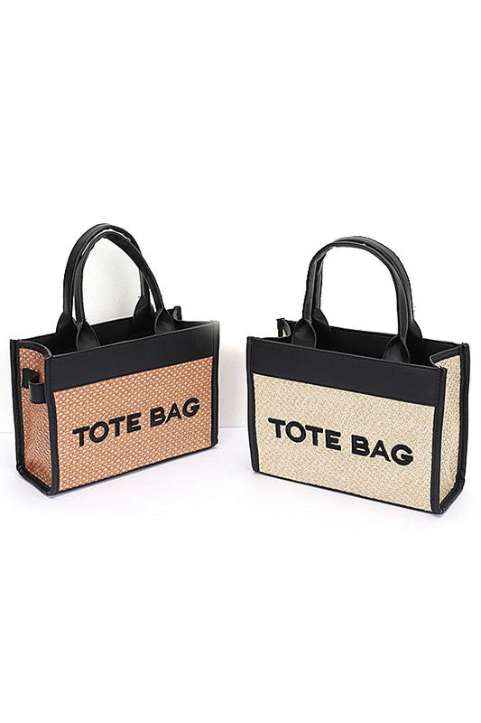 Faux Fashion Tote Bag