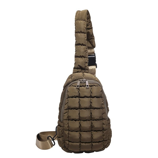 O&E Quilted Puffer Sling