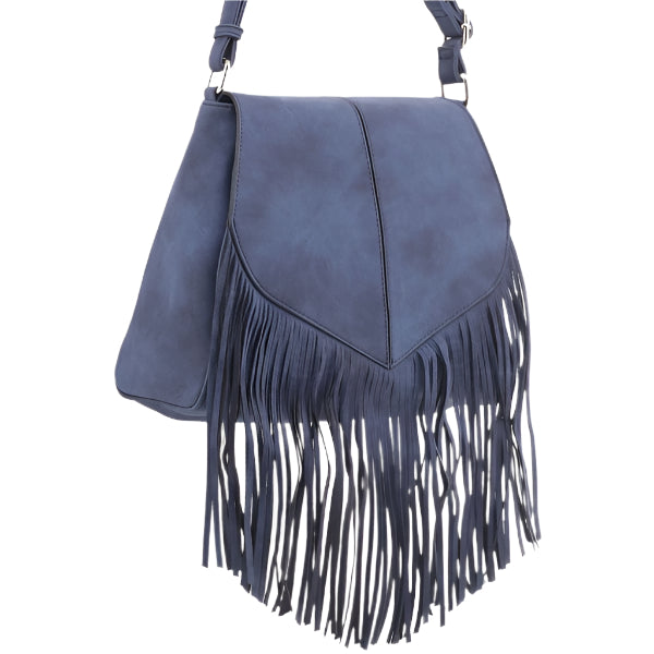 Fringe Suede Crossbody