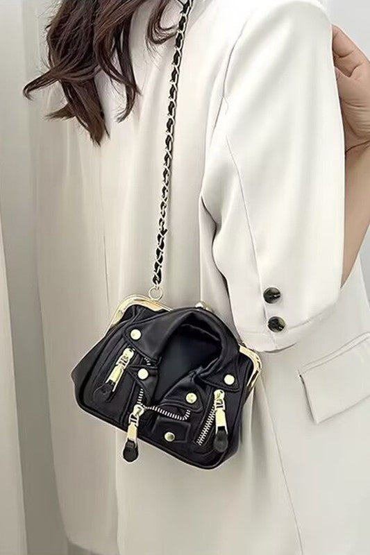 Leather Jacket Mini Bag