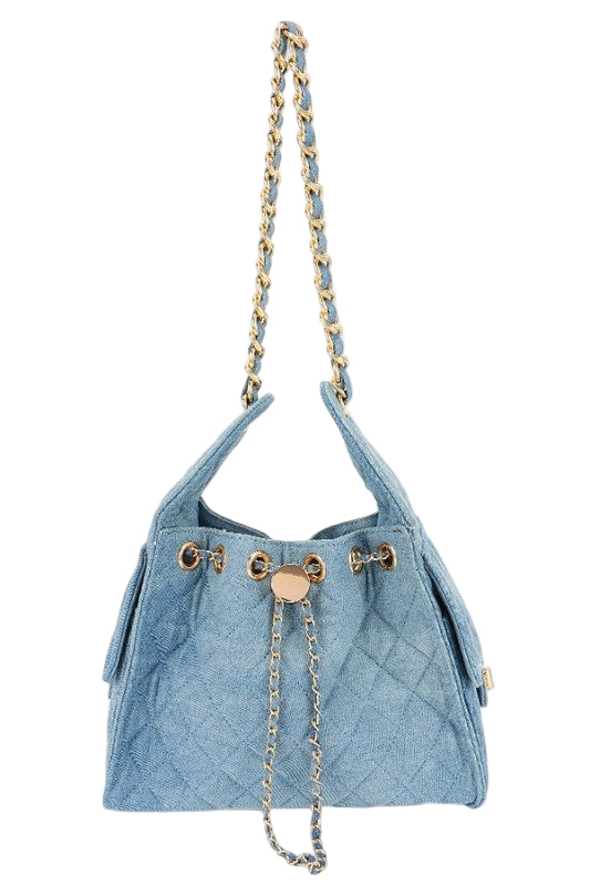 women’s vegan denim tote bag streetwear style