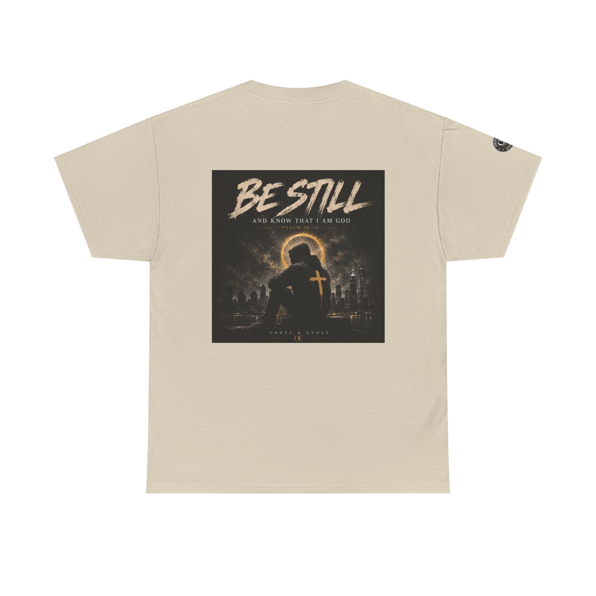 Be Still Christian graphic tee Psalm 46:10 oversized streetwear