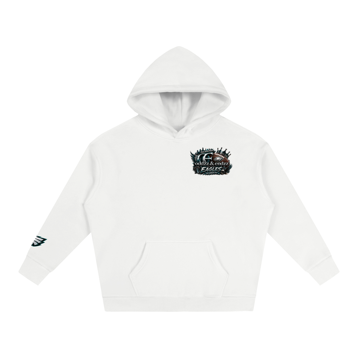 Philly Bird Gang Oversized Graphic Hoodie
