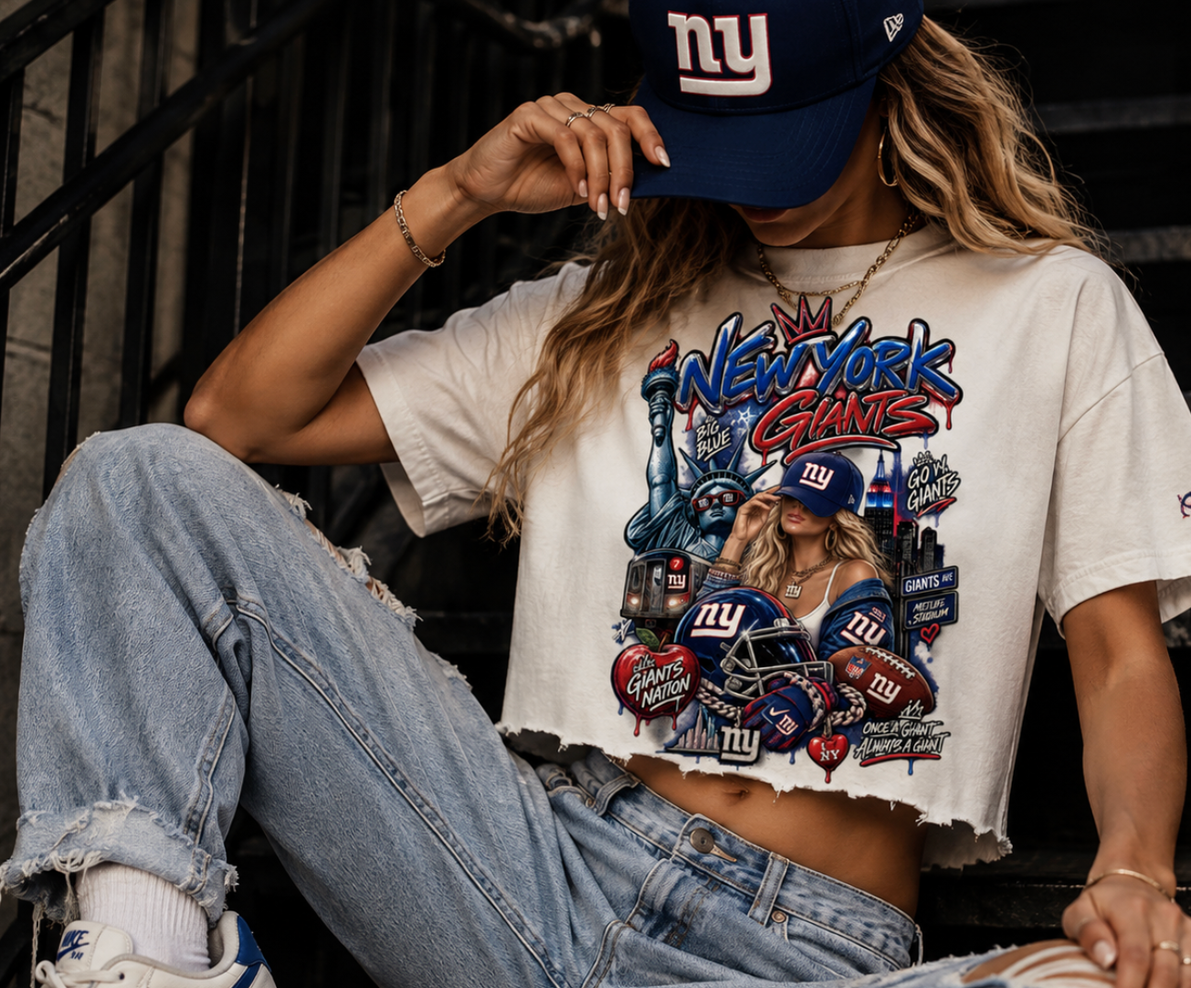 Big Blue Legacy Crop Tee II