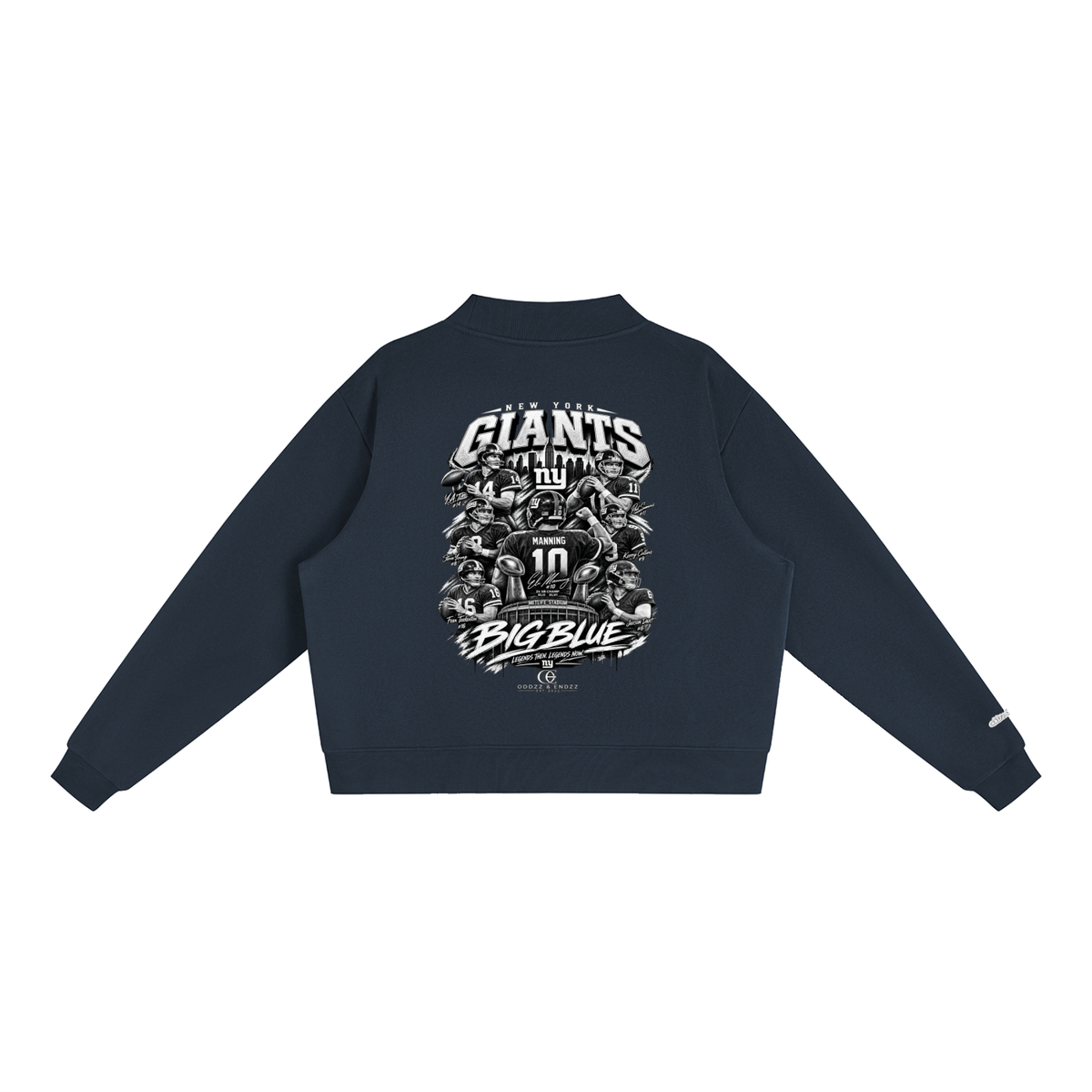 Oddzz & Endzz® Big Blue Buttery Soft Oversized Sweatshirt