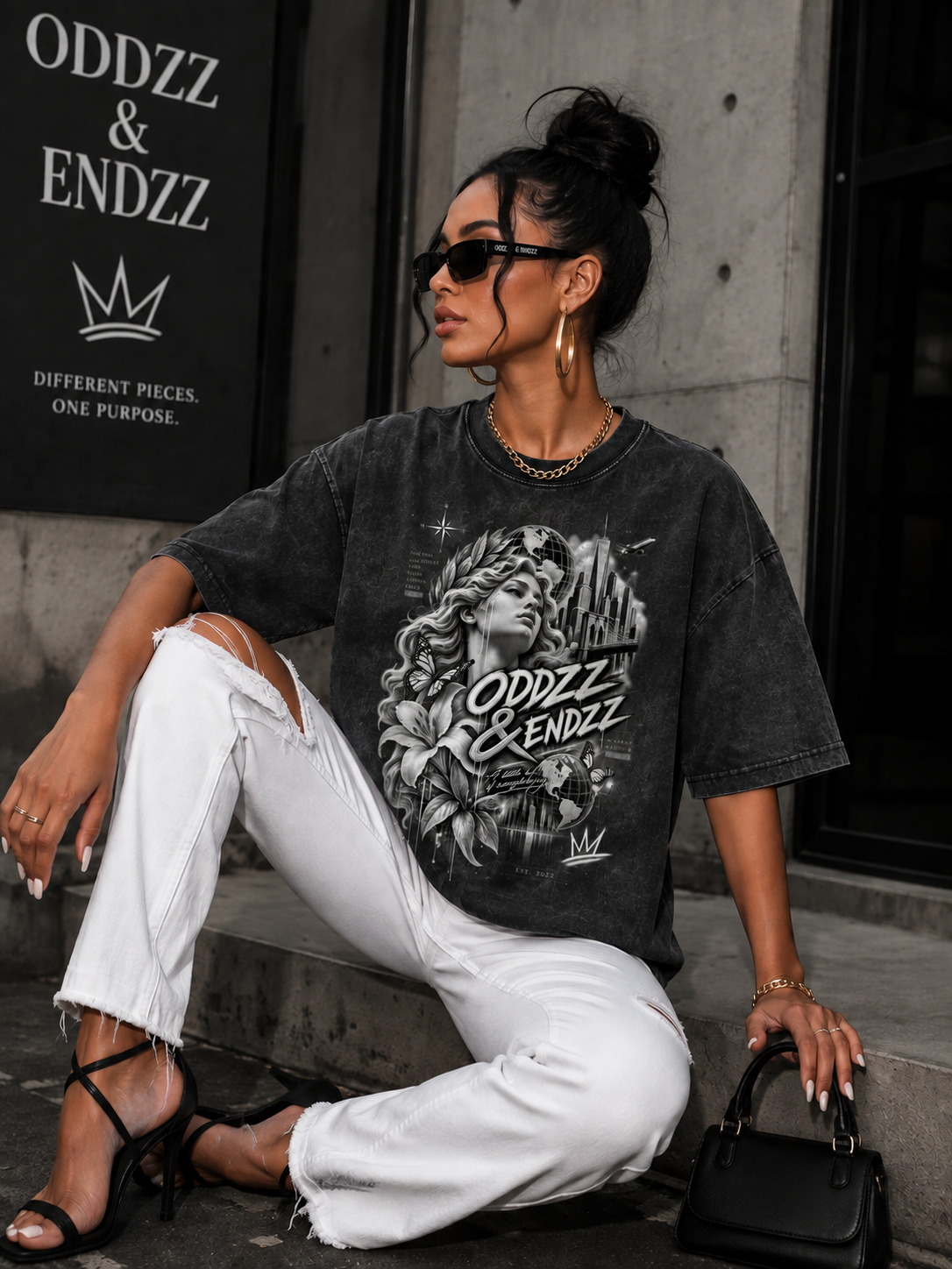 Monochrome World Tee