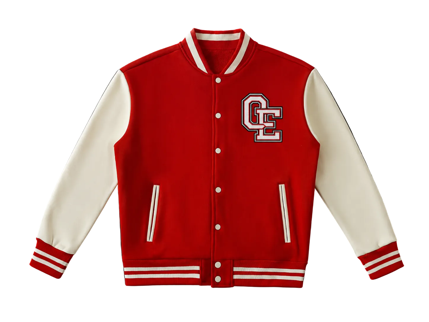 O & E Crowned Varsity Jacket