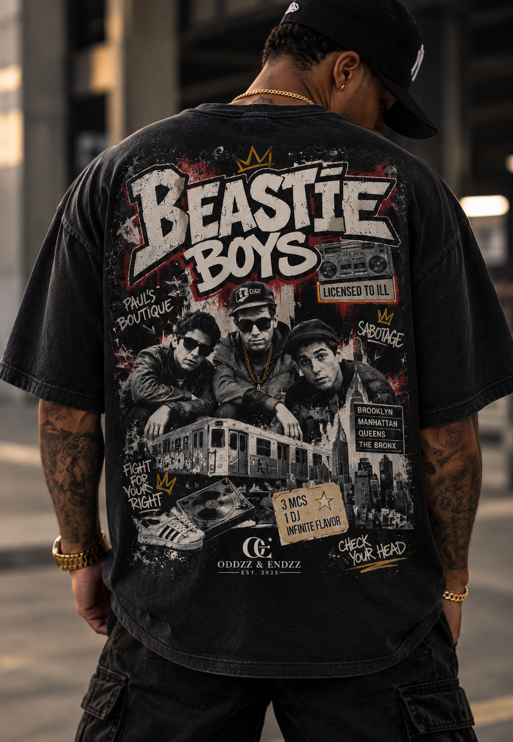 Beastie Boys NYC Oversized Graphic Tee