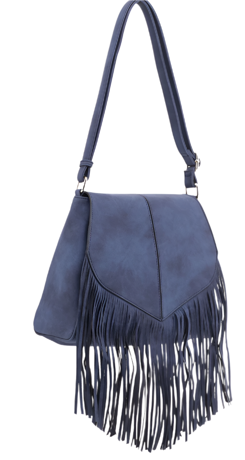 Fringe Suede Crossbody