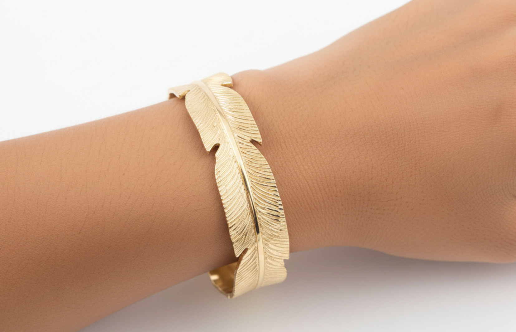 Feather Cuff Bracelet