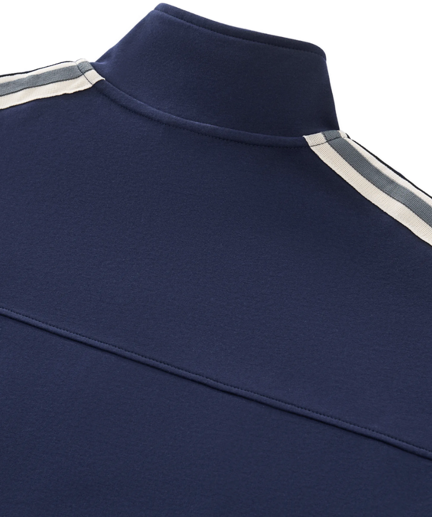 ODDZZ & ENDZZ® CONTRAST SIDE-STRIPE STAND COLLAR JACKET
