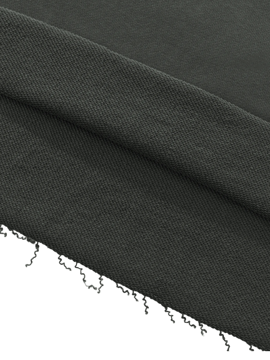 ODDZZ & ENDZZ® UNISEX MOCK NECK RAW EDGE BOXY SWEATSHIRT